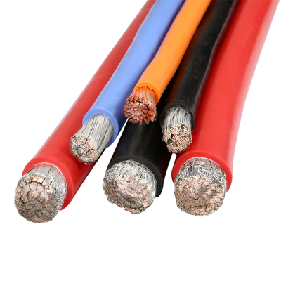 UL3212 Silicone Rubber Cables Insulated Wire 600V / 150C FT2 Green Robot