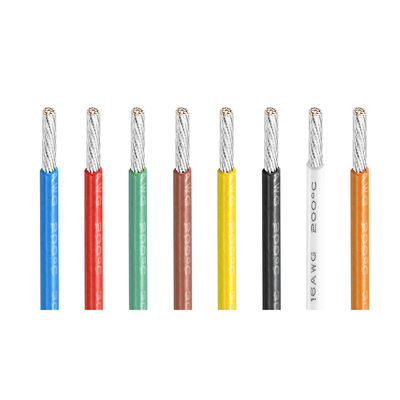 300V UL VW-1 FEP Insulated Cable Tensile Strength White Cable for Electrical Applications