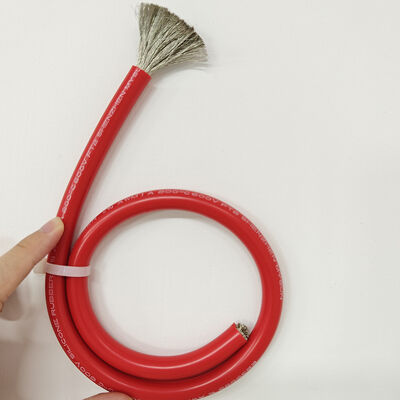 High Temperature Silicone Wire Battery Cable with 200C Rated Temperature 600V Rated Voltage and Tinned Copper Conductor