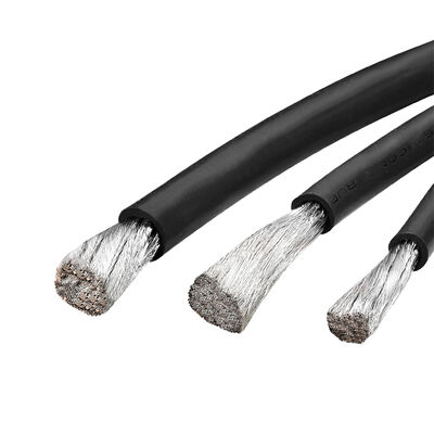 Super Soft Silicone Wire Battery Cable 200C High Temperature 600V for New Energy Systems
