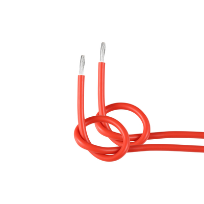 600V/200C UL758 AWM3071 실리콘 고무는 18AWG FT2 검은 로봇 UAV 히터를 배선합니다