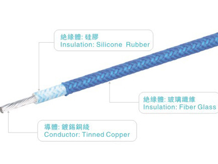 UL3074 실리콘 고무 케이블은 히터 산업 권력을 위해 12AWG 600V/200C를 배선합니다