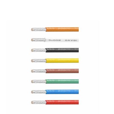 UL1180 PTFE 전선 200C 고온 내열 12-32 AWG