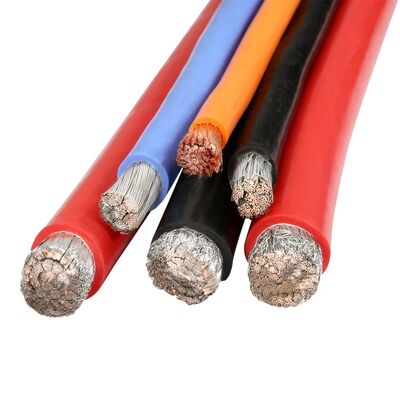 200C Rated Temperature Ultra Soft EV Silicone Battery Cable with Tinned Copper Conductor